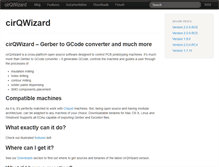 Tablet Screenshot of cirqwizard.org